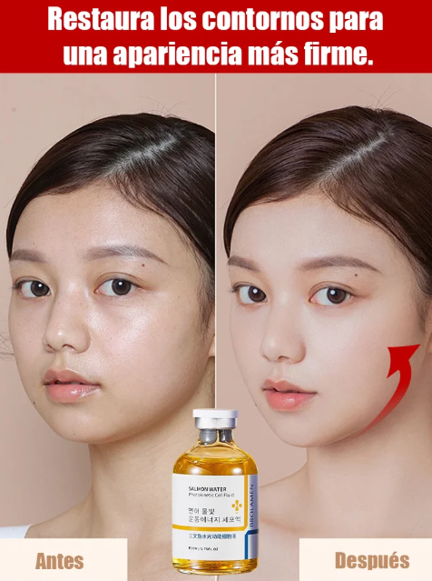 Serum Antiarrugas hidratante e iluminador con infusión de salmón