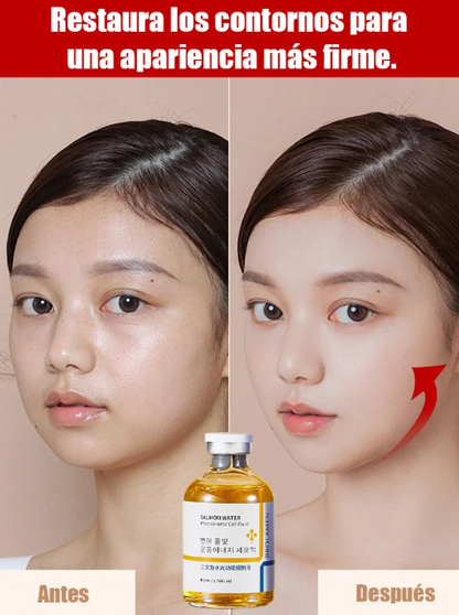 Serum Antiarrugas hidratante e iluminador con infusión de salmón